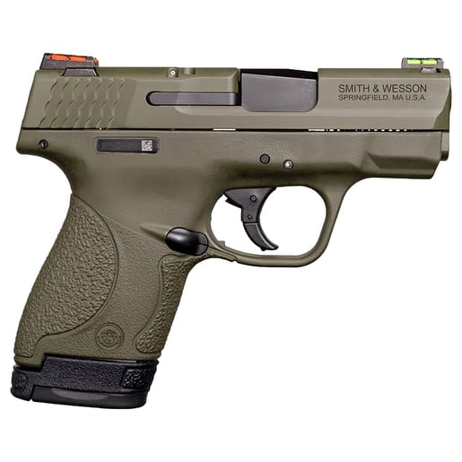 Smith & Wesson Shield 9mm Luger 3.1in OD Green Cerakote Pistol - 8+1 Rounds - Green image