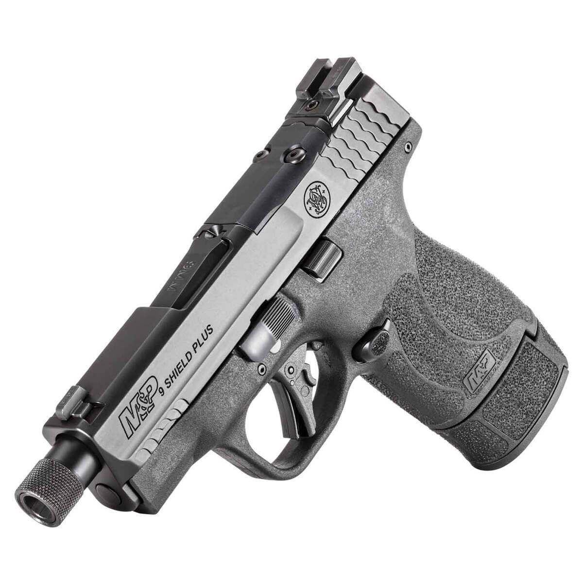 Smith & Wesson Shield Plus Series 9mm Luger 3.7in Black Pistol - 15+1 Rounds - Black Smith & Wesson Shield Plus Series 9mm Luger 3.7in Black Pistol - 15+1 Rounds - Black