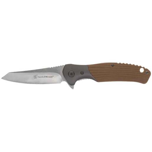 Smith & Wesson Stave 3.25 inch Folding Knife – Brown