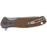 Smith & Wesson Stave 3.25 inch Folding Knife - Brown