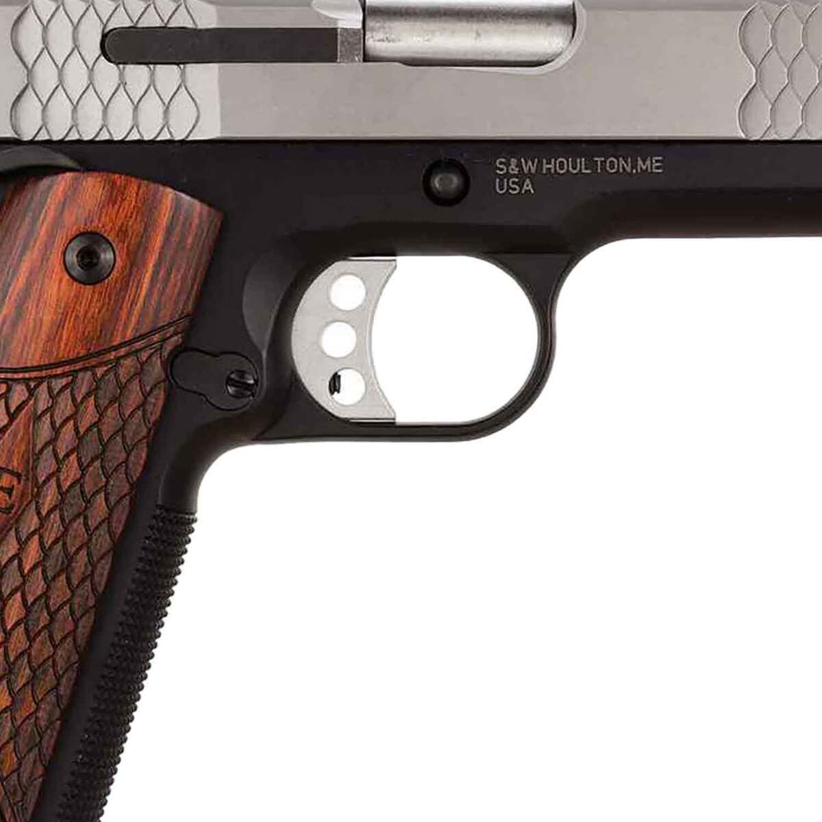 Smith & Wesson SW1911 E Series 45 Auto (ACP) 4.25in Stainless Pistol - 8+1 Rounds - Black Smith & Wesson SW1911 E Series 45 Auto (ACP) 4.25in Stainless Pistol - 8+1 Rounds - Black