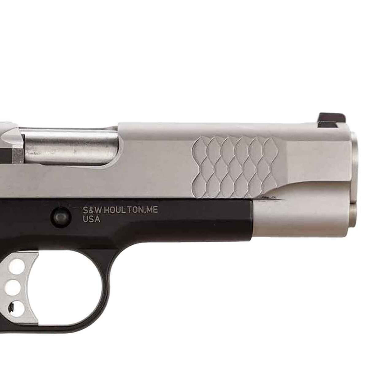 Smith & Wesson SW1911 E Series 45 Auto (ACP) 4.25in Stainless Pistol - 8+1 Rounds - Black Smith & Wesson SW1911 E Series 45 Auto (ACP) 4.25in Stainless Pistol - 8+1 Rounds - Black