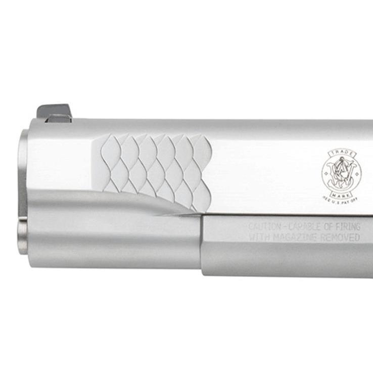 Smith & Wesson 1911 E Series 45 Auto (ACP) 5in Satin Stainless Pistol - 8+1 Rounds - Gray Smith & Wesson 1911 E Series 45 Auto (ACP) 5in Satin Stainless Pistol - 8+1 Rounds - Gray