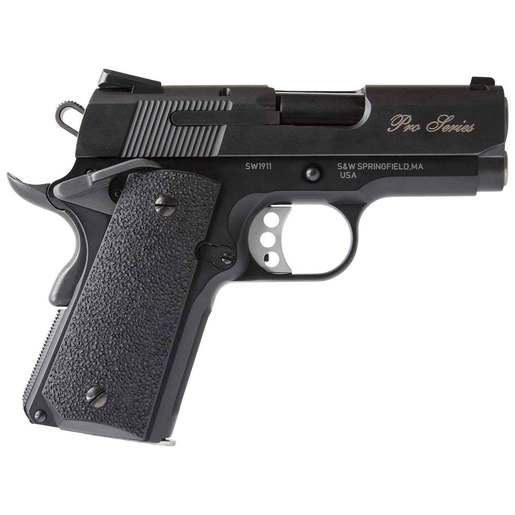 Smith & Wesson 1911 9mm Luger 3in Black Pistol - 8+1 Rounds - Black image