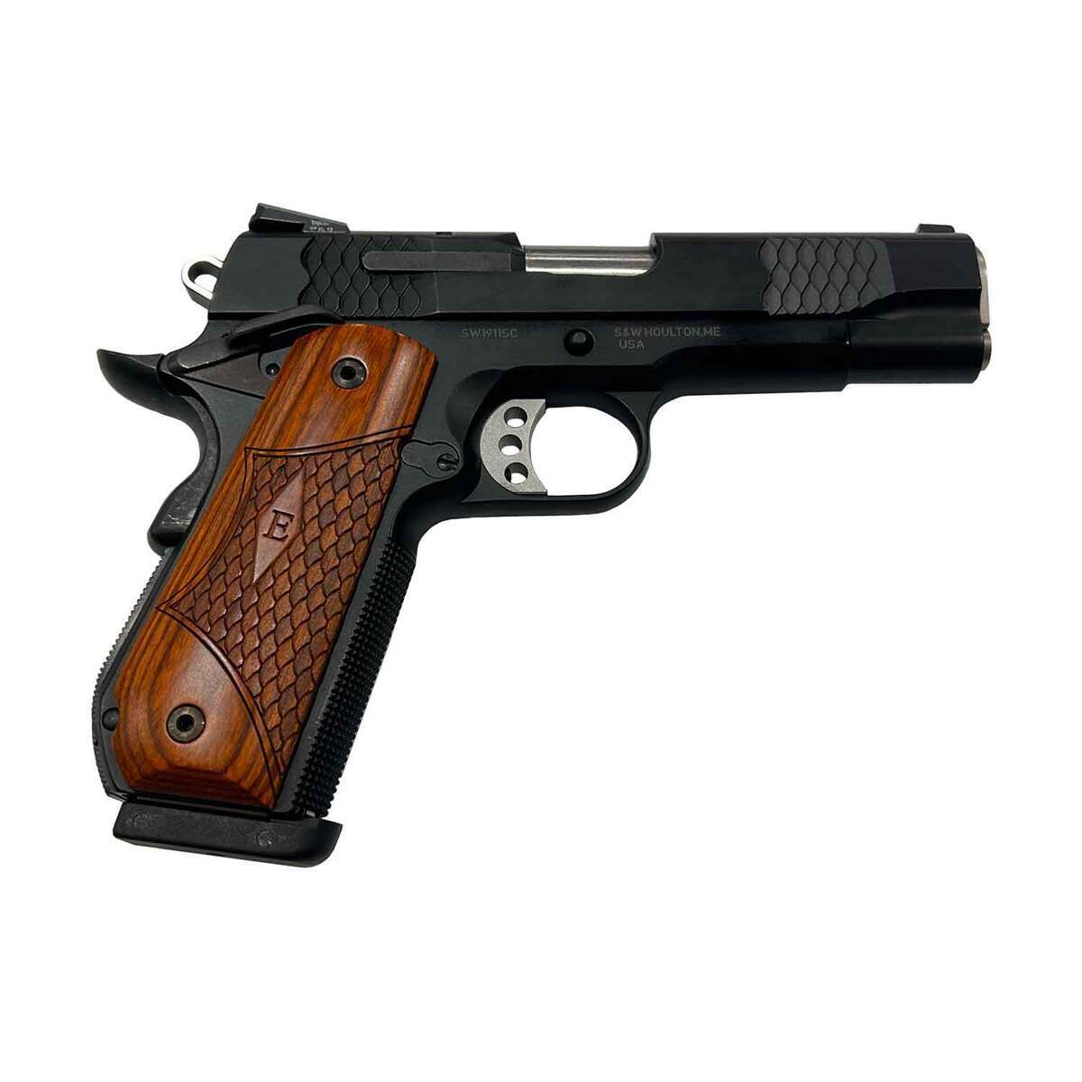 Smith & Wesson SW1911SC 45 Auto (ACP) 4in Blued Pistol - 7+1 Rounds ...