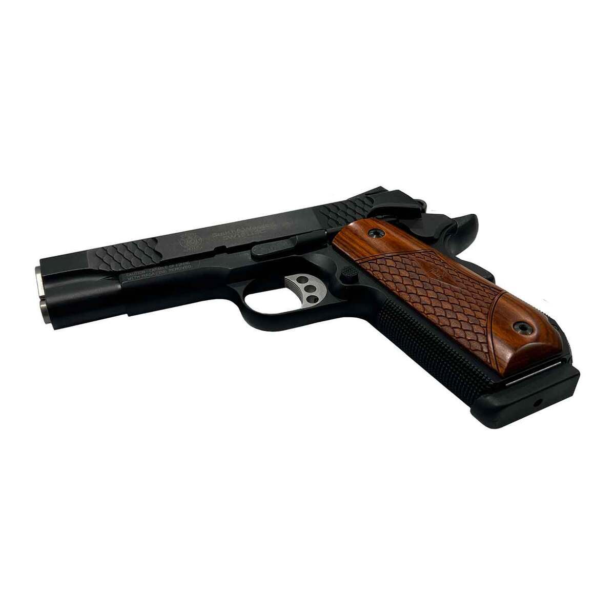 Smith & Wesson SW1911SC 45 Auto (ACP) 4in Blued Pistol - 7+1 Rounds ...
