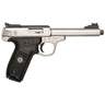 Smith & Wesson SW22 Victory 22 Long Rifle 5.5in Stainless Pistol - 10+1 Rounds - Gray