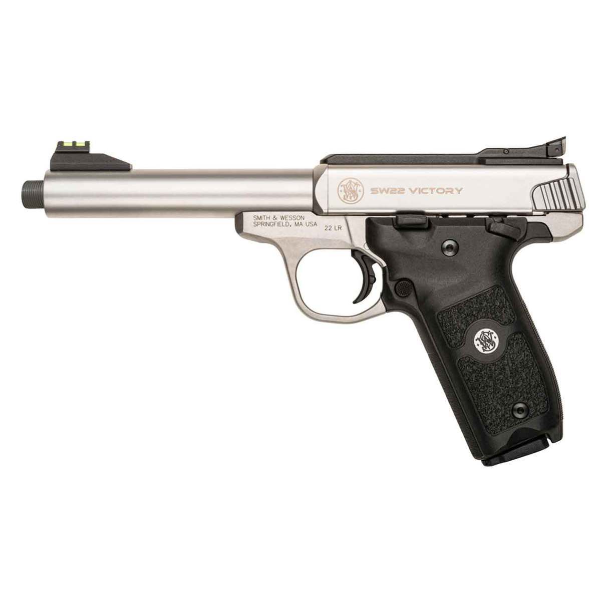 Smith & Wesson SW22 Victory 22 Long Rifle 5.5in Stainless Pistol - 10+1 Rounds - Gray Smith & Wesson SW22 Victory 22 Long Rifle 5.5in Stainless Pistol - 10+1 Rounds - Gray