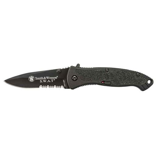 Smith & Wesson SWAT MAGIC 3.7 inch Folding Knife - Black - Black - Smith and Wesson