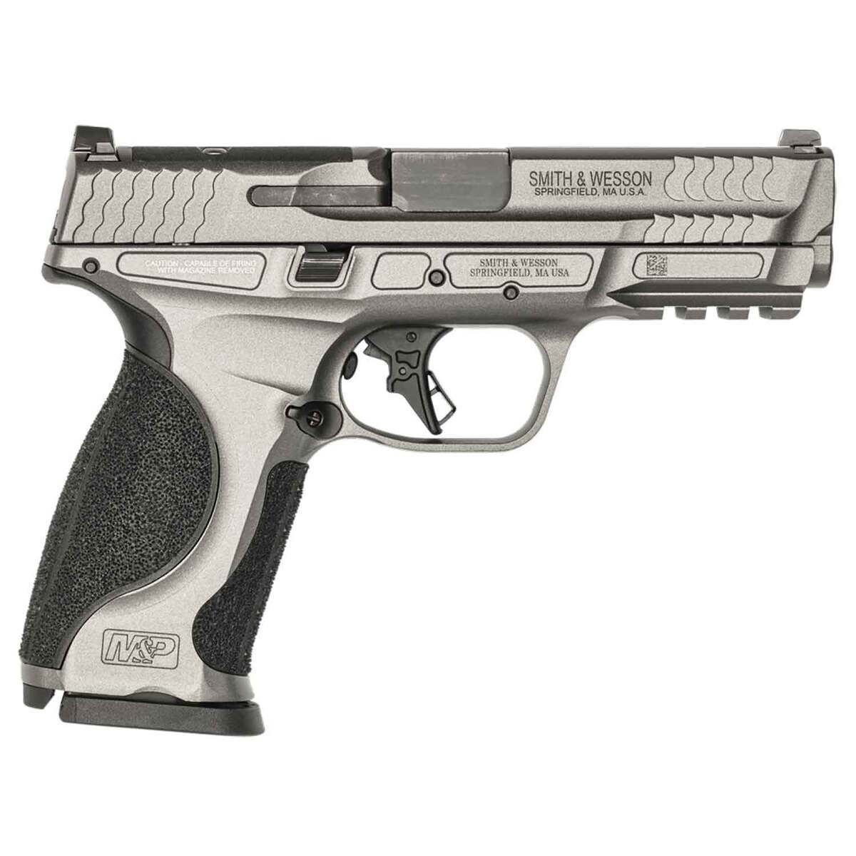 Smith & Wesson M&P 9 M2.0 9mm Luger 4.25in Stainless Steel Pistol - 17+1 Rounds - Gray Smith & Wesson M&P 9 M2.0 9mm Luger 4.25in Stainless Steel Pistol - 17+1 Rounds - Gray