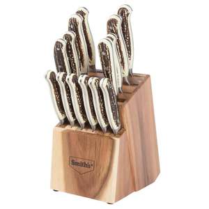 https://www.sportsmans.com/medias/smiths-cabin-lodge-14-piece-kitchen-cutlery-set-with-hardwood-block-1507893-1.jpg?context=bWFzdGVyfGltYWdlc3w5Nzk3fGltYWdlL2pwZWd8aW1hZ2VzL2hlMy9oN2UvOTQxNTYxMjcyNzMyNi5qcGd8MTI4ZTNjNzVjMWJhYmVkMDU0MDFlMDE3MGNlNzNjM2NkYzA0NzJkNWM1OTM3OGE4MmYwZDU1YmMzODA2NTM4Zg