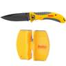 Smith's Trail Breaker Knife and Sharpener Combo Set - Yellow
