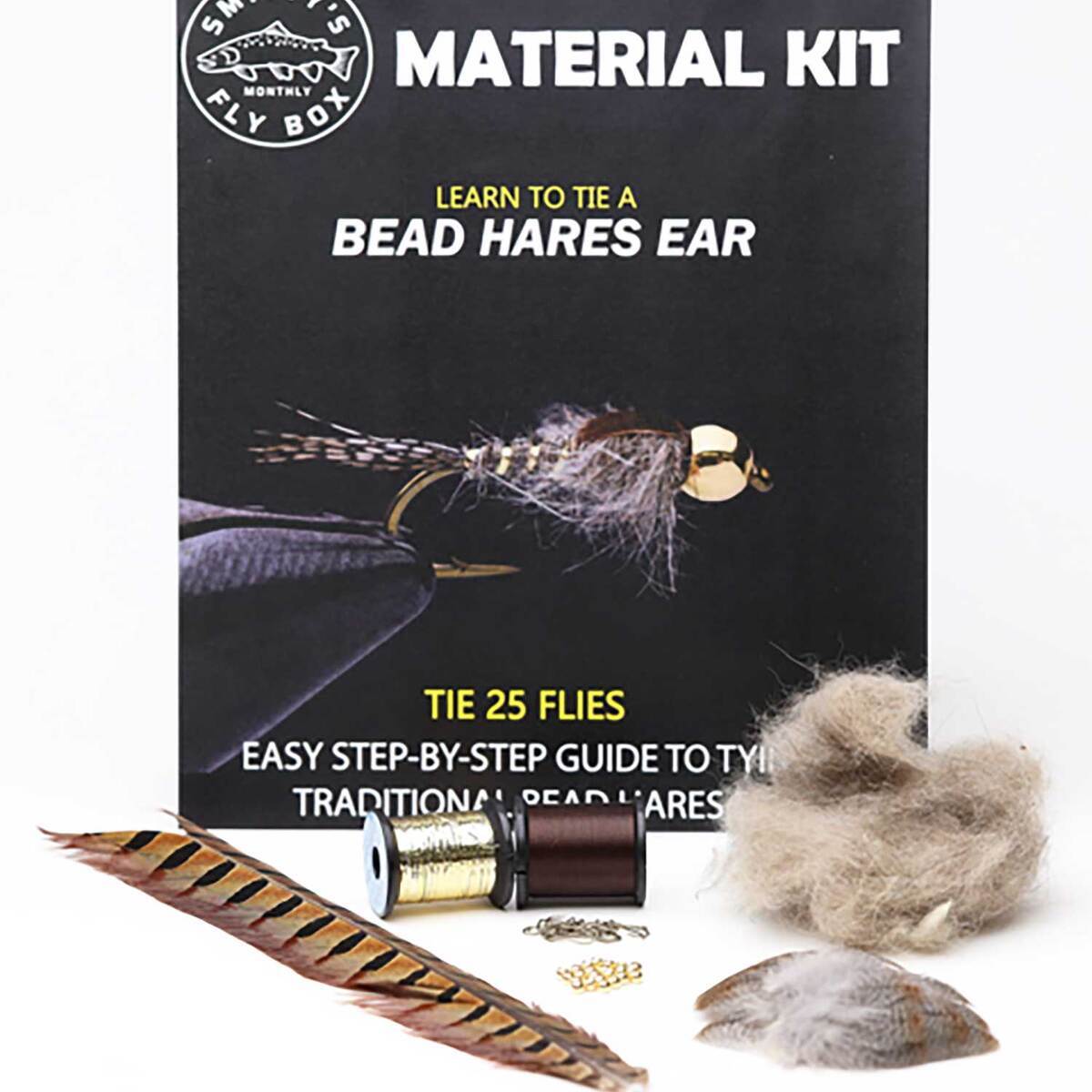 Smitty's Hares Ear Fly Material Tying Kit