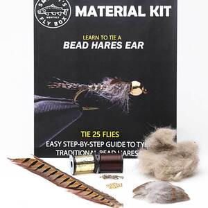 Smitty's Hares Ear Fly Material Tying Kit