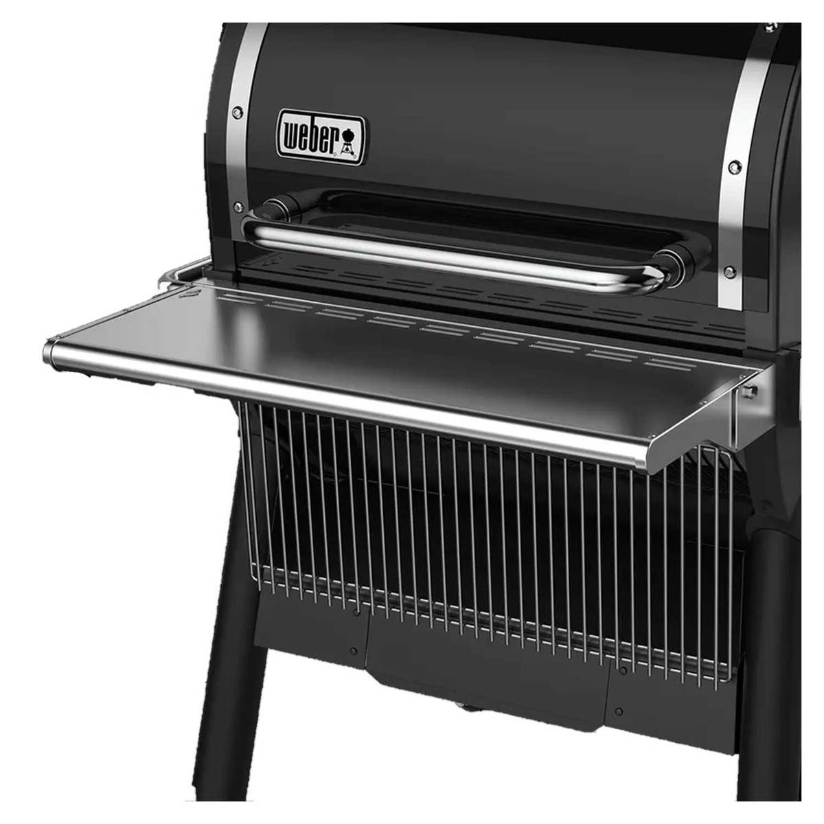 Weber Stainless Steel Folding Front Shelf - SmokeFire EX4 - Stainless Weber Stainless Steel Folding Front Shelf - SmokeFire EX4 - Stainless
