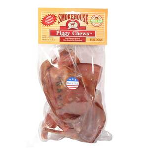 Smokehouse Piggy Chews Dog Treats - 6 Pack