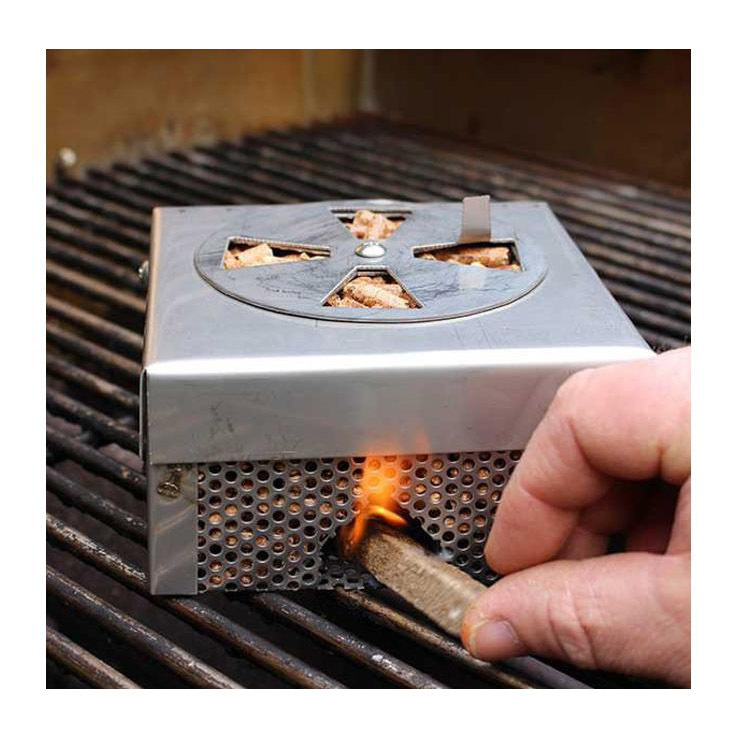 Smokehouse Smoker Box - Silver Smokehouse Smoker Box - Silver