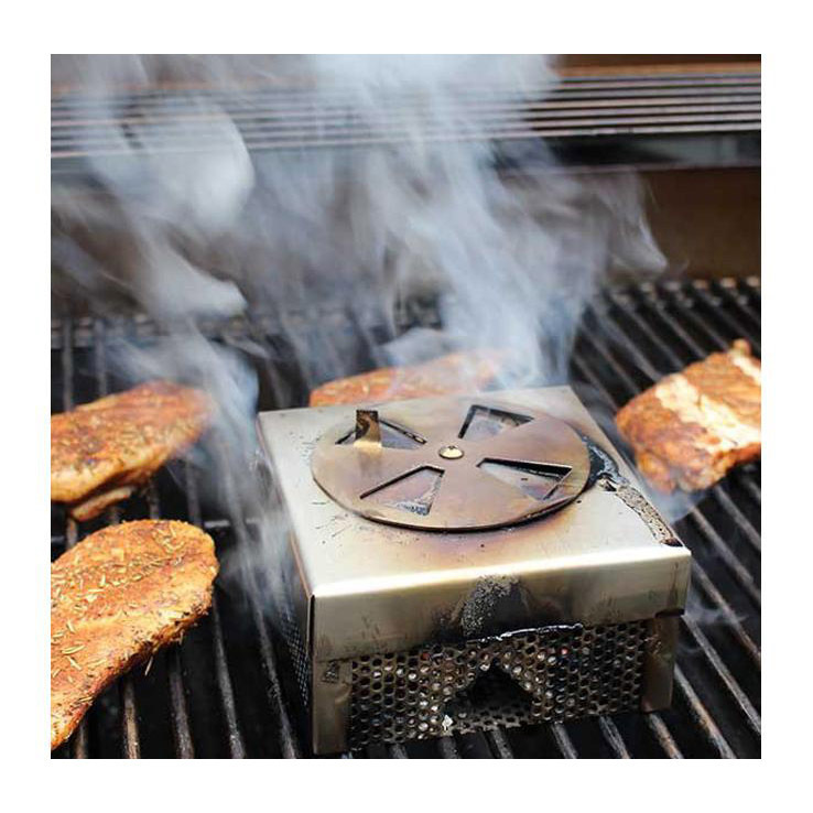 Smokehouse Smoker Box - Silver Smokehouse Smoker Box - Silver