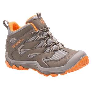 Merrell Youth Chameleon 7 Waterproof Mid Hiking Boots - Gunmetal - Size 5