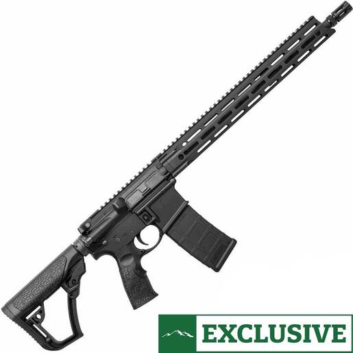 Daniel Defense V7 withCMC Trigger *Sportsmans Exclusive* 5.56mm NATO 16in Black Semi Automatic Rifle - 30 Rounds - Black - Daniel Defense