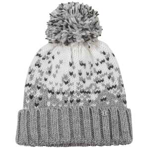Igloos Women's 3-Color Pom Beanie - Grey - One Size Fits Most