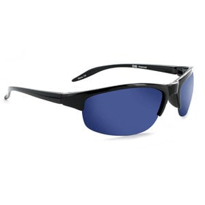 ONE Alpine Polarized Sunglasses - Smoke Black/Blue Mirror