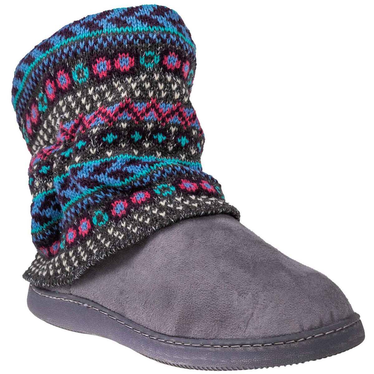Muk Luks Women's Raquel Slippers - Dark Grey - S - Dark Grey S Muk Luks Women's Raquel Slippers - Dark Grey - S - Dark Grey S