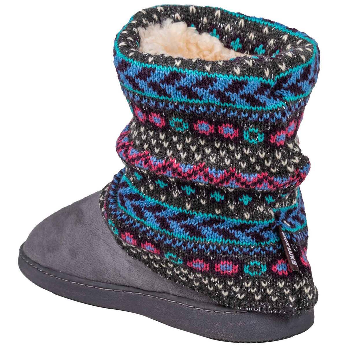 Muk Luks Women's Raquel Slippers - Dark Grey - S - Dark Grey S Muk Luks Women's Raquel Slippers - Dark Grey - S - Dark Grey S