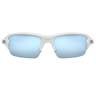 Oakley Flak XS Prizm Polarized Sunglasses - Polished White/Deep Water - Youth