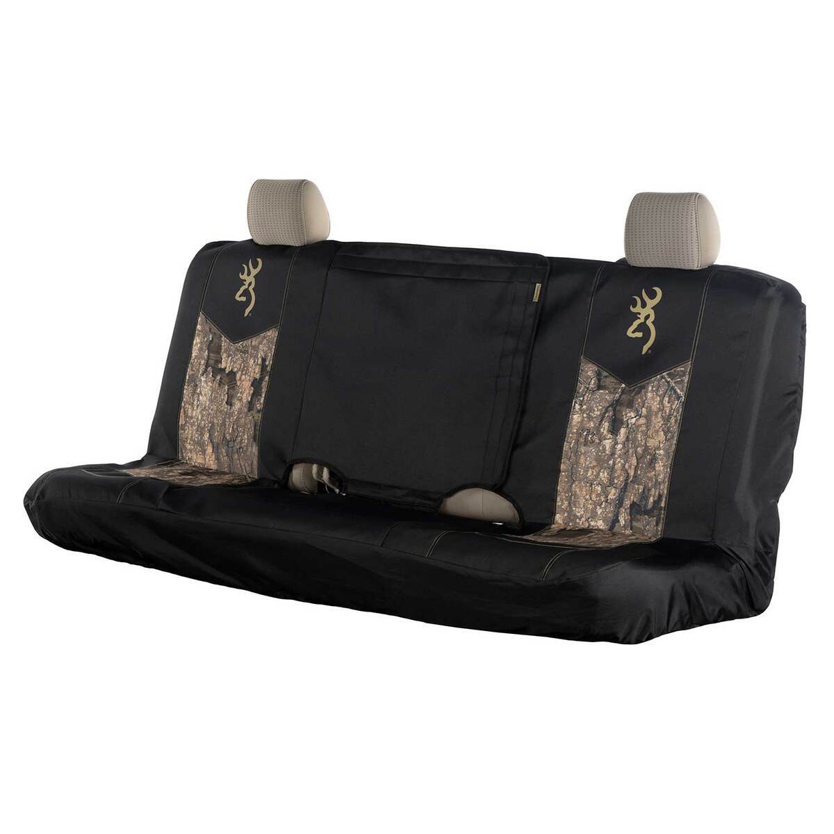 Browning Chevron Bench Seat Cover - Black/Realtree Timber Camo - Black/Realtree Timber Camo Browning Chevron Bench Seat Cover - Black/Realtree Timber Camo - Black/Realtree Timber Camo