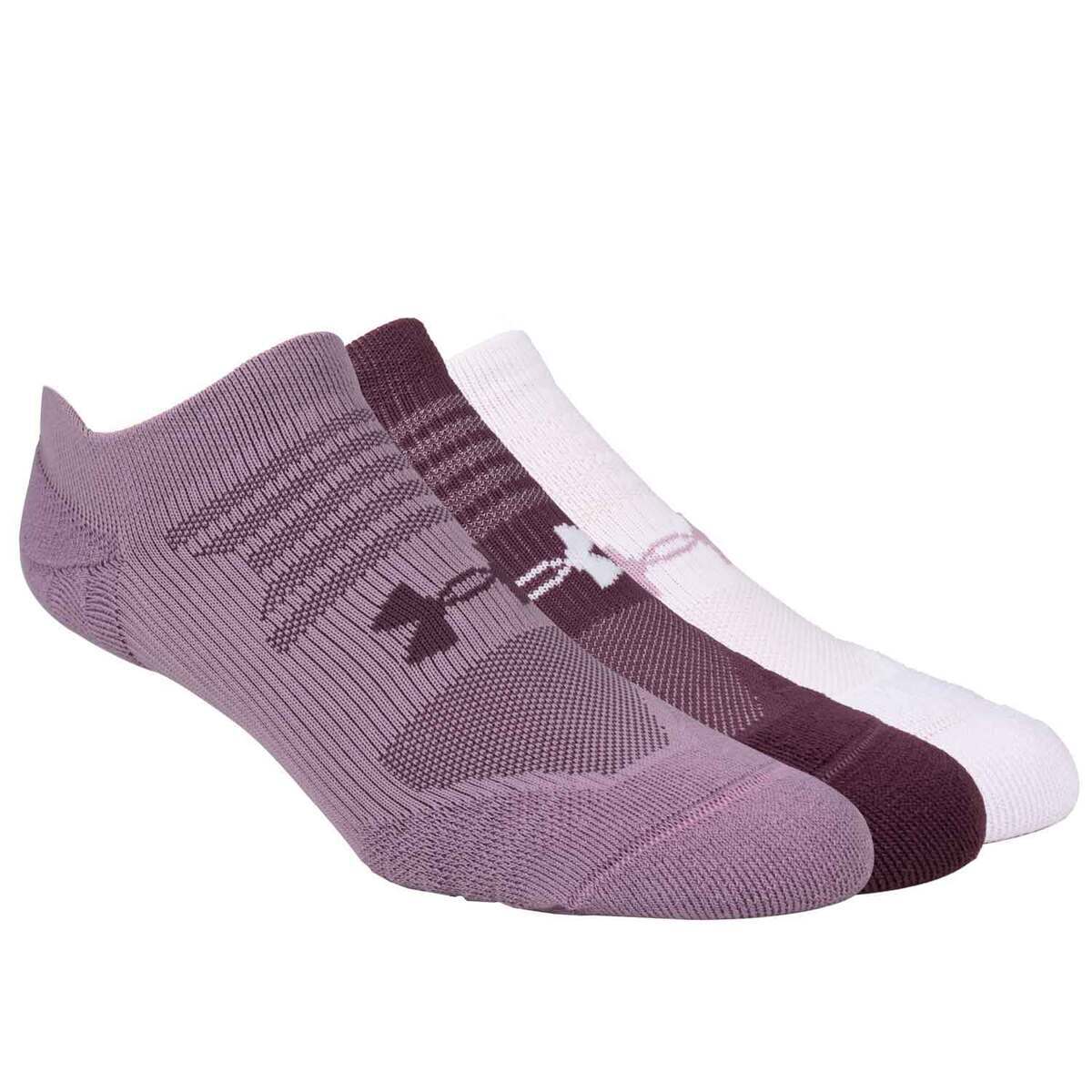 Under Armour Women's Play Up No Show Tab Socks - Mauve - M - Mauve M Under Armour Women's Play Up No Show Tab Socks - Mauve - M - Mauve M