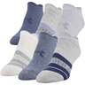 Under Armour Women's Essential No Show 6 Pack Casual Socks - Gray Heather Assorted - M - Gray Heather Assorted M