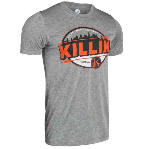 Killik Men's Badge Short-Sleeve Shirt - Gray M