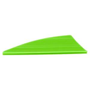 TAC Vanes Driver 2.25in Green Polymer Fletching - 36 Pack