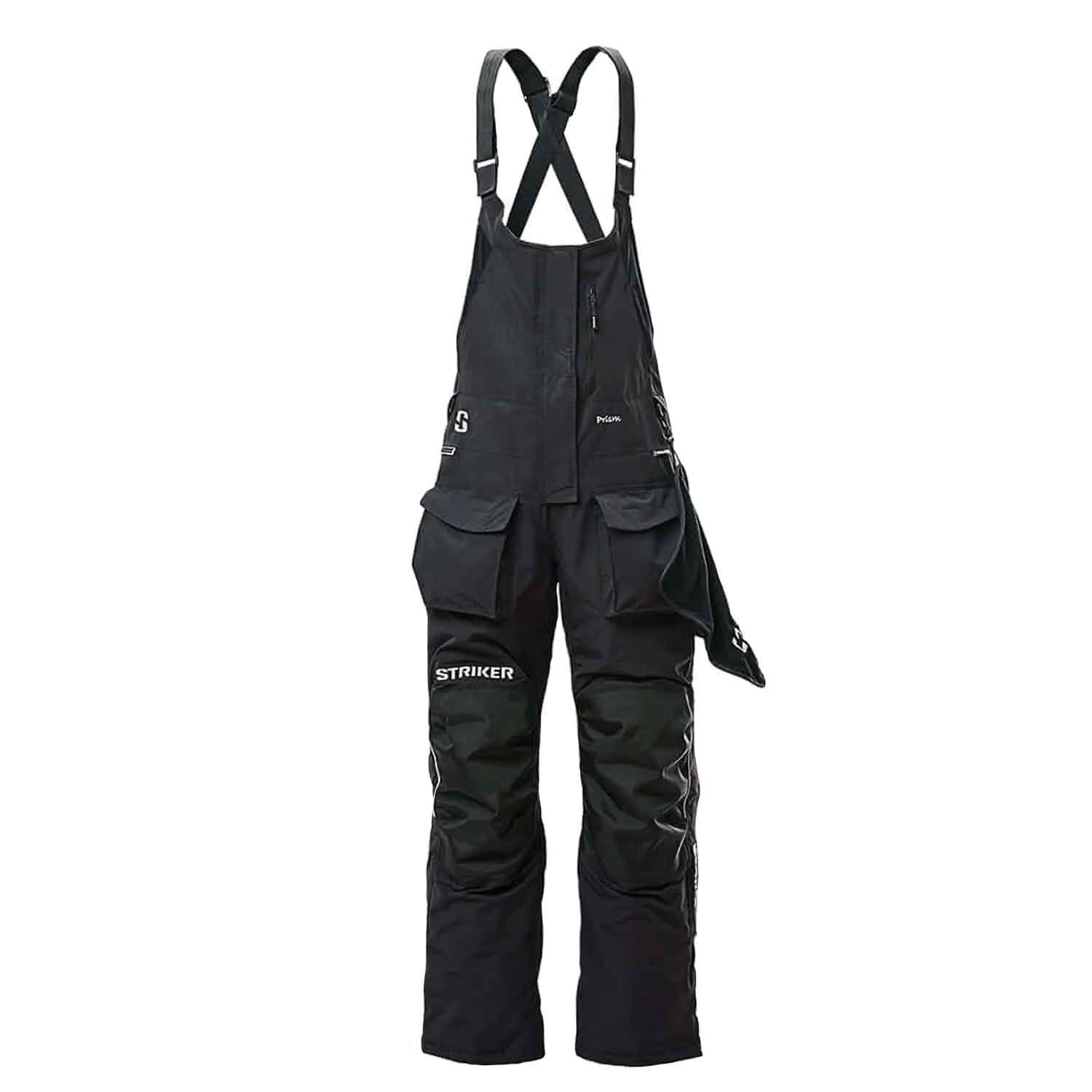 Striker Ice Women’s Prism Ice Fishing Bib – Black M