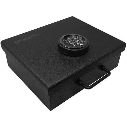 Stealth Safes ShadowVault Heavy Duty 2 Gun Pistol Safe – Black – Black