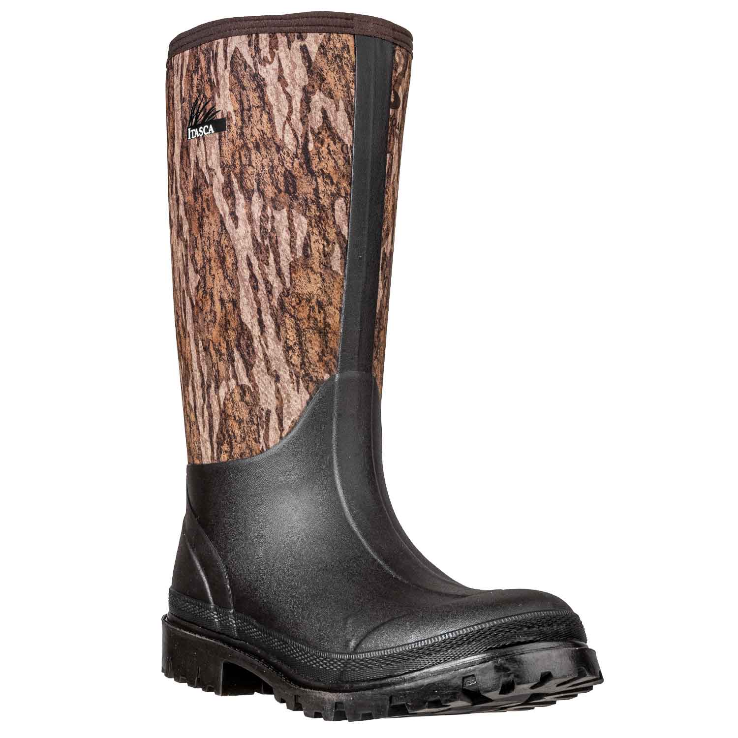 Itasca Men's Sloughstalker EXT Uninsulated Waterproof Hunting Boots - Mossy Oak Bottomland 11 - Itasca