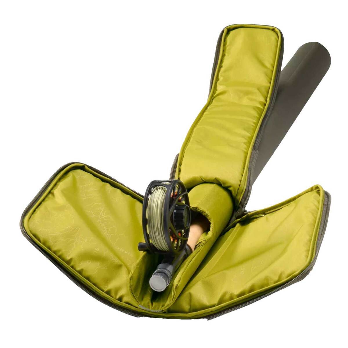 Orvis Single 4pc 10ft Fly Fishing Rod and Reel Combo Case - Dusty Olive - Dusty Olive 34in L x 4in W x 7in D Orvis Single 4pc 10ft Fly Fishing Rod and Reel Combo Case - Dusty Olive - Dusty Olive 34in L x 4in W x 7in D