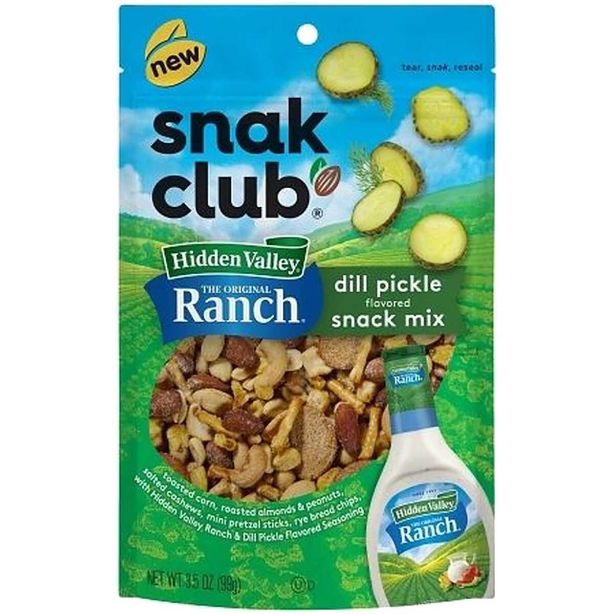 Snacky Ranch Snak Club Hidden Valley Ranch Snack Mix - Pickle Flavored | Sportsman's ...