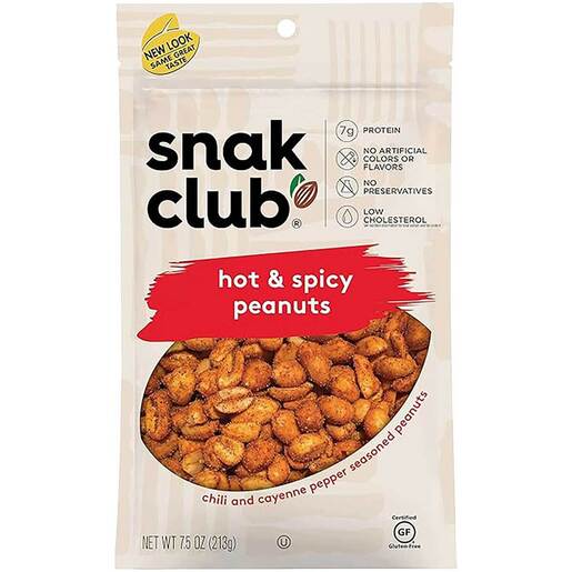 Snak Club Hot and Spicy Peanuts