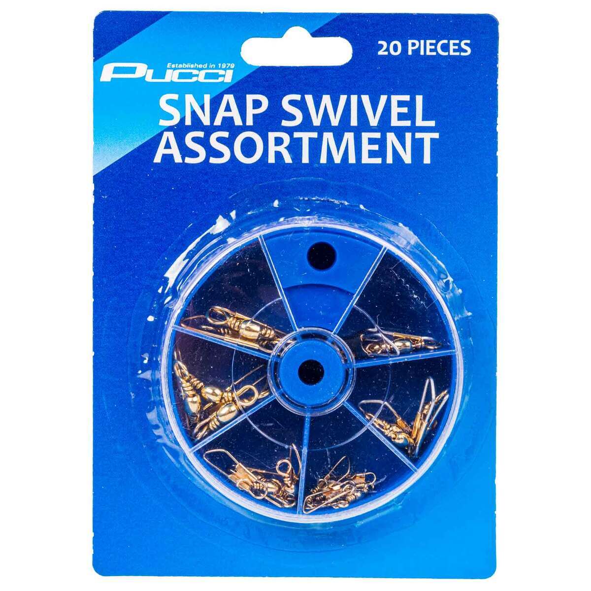 P Line Snap Swivel Brass Assortments Dial Box Terminal Kit - 20pc P Line Snap Swivel Brass Assortments Dial Box Terminal Kit - 20pc