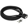 SnapSafe 10ft Cable Padlock - Black
