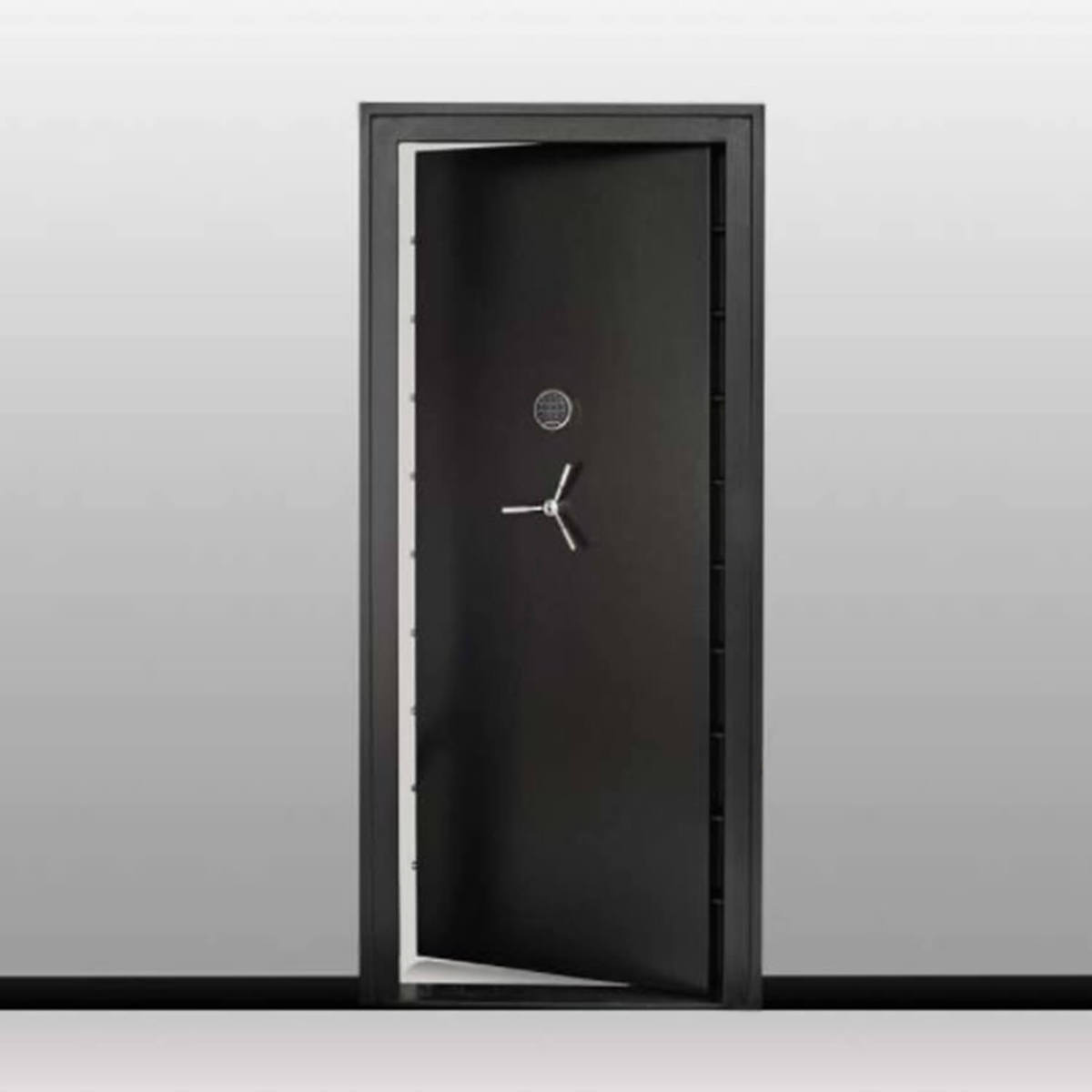 SnapSafe 32in In-Swing Vault Door - Black - Black SnapSafe 32in In-Swing Vault Door - Black - Black