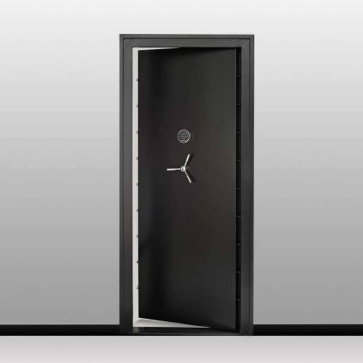 SnapSafe 36in In-Swing Vault Door - Black - Black SnapSafe 36in In-Swing Vault Door - Black - Black