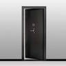SnapSafe 36in In-Swing Vault Door - Black - Black