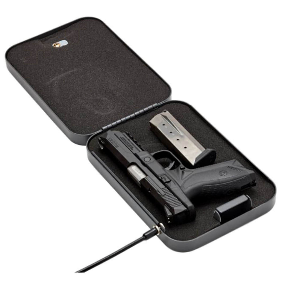 SnapSafe XXL Key Lock Box 1 Gun Pistol Vault - Black - Black SnapSafe XXL Key Lock Box 1 Gun Pistol Vault - Black - Black