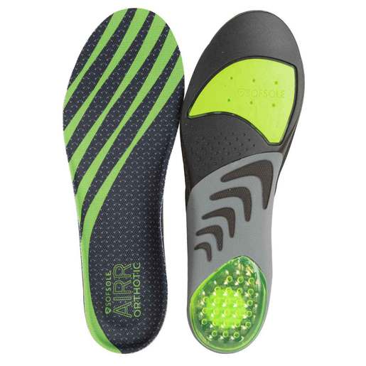 Sof Sole Men's Airr Orthotic Insoles - Green 13-14