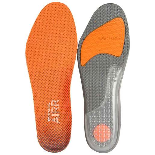 Sof Sole Men's Airr Perform Insoles - Orange 7-8.5