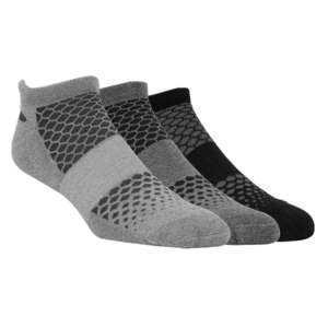Sof Sole Men's Bamboo 3 Pack Casual Socks - Gray/Black - L