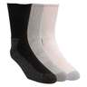 Sof Sole Men's Performance 6 Pack Work Socks - Gray/White/Black - L - Gray/White/Black L
